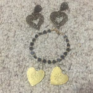 Assortment of heart jewelry